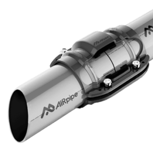 Grey Rigid Aluminum Piping