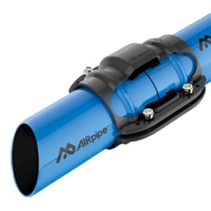Blue Rigid Aluminum Piping