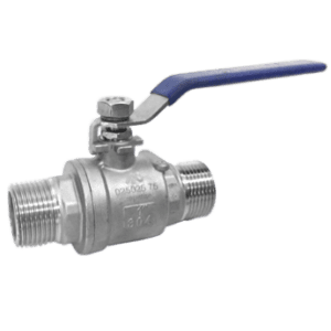 Double Male NPT Locking Ball Valve