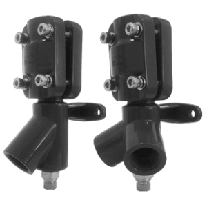 One & Two Port Angled Wall Brackets